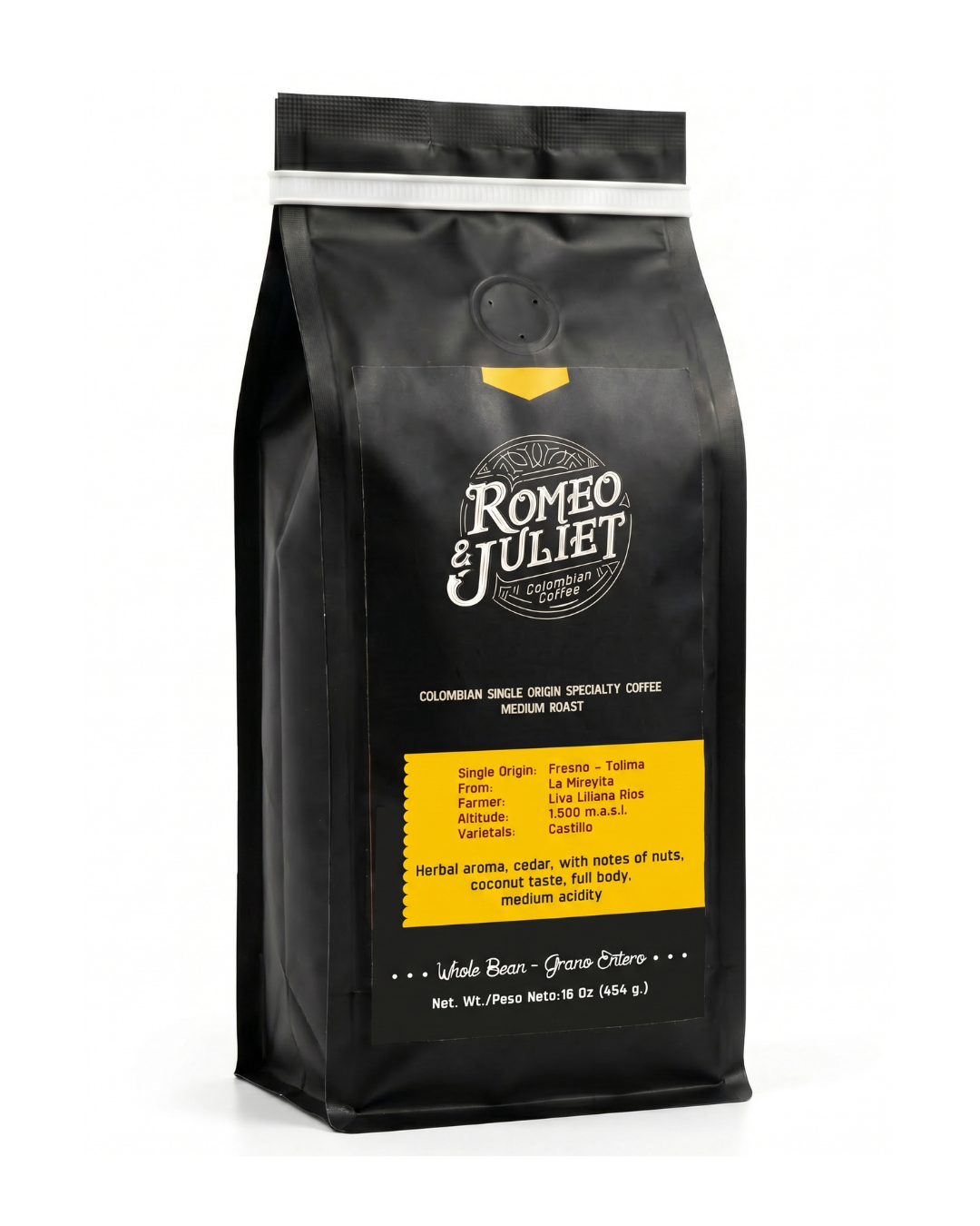 Fresno – Medium Roast Single Origin Colombian Coffee – Romeo